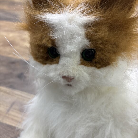 Fur Real Friends Lulu My Cuddlin Kitty Cat Interactive Plush Orange White - Picture 3 of 8